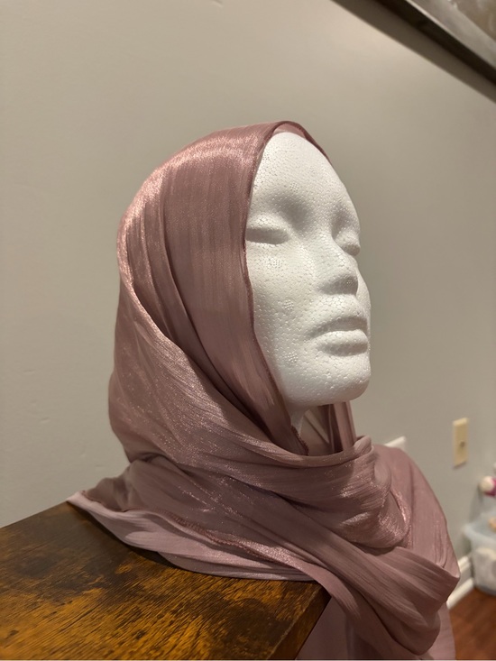 Accessories - Shimmery Rose Pink Women's Hijab Scarf